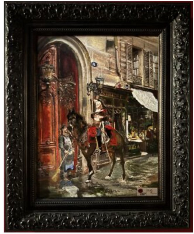 MOUNTED SOLDIER AND NOSTALGIC STREET